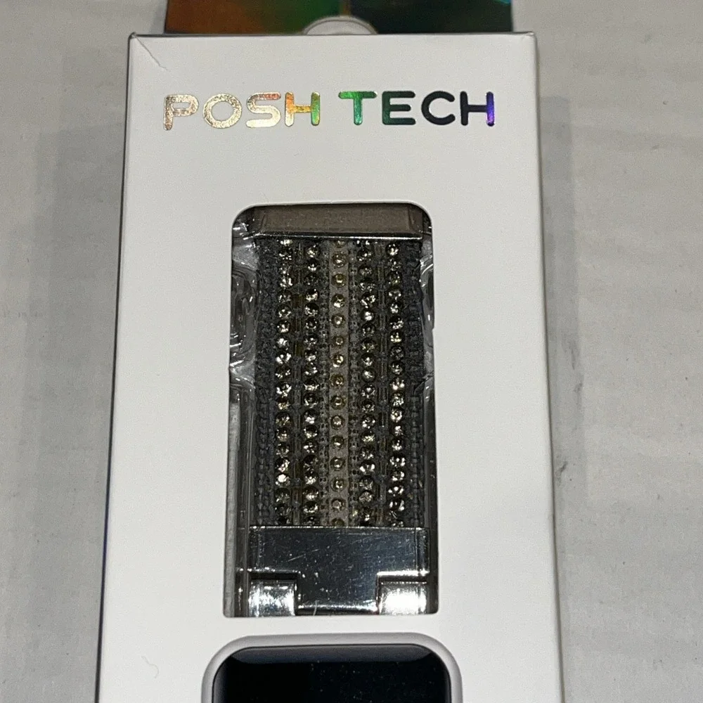 Apple Watch Band By Posh Tech Silver Gold Jewel replacement band for Apple Watch